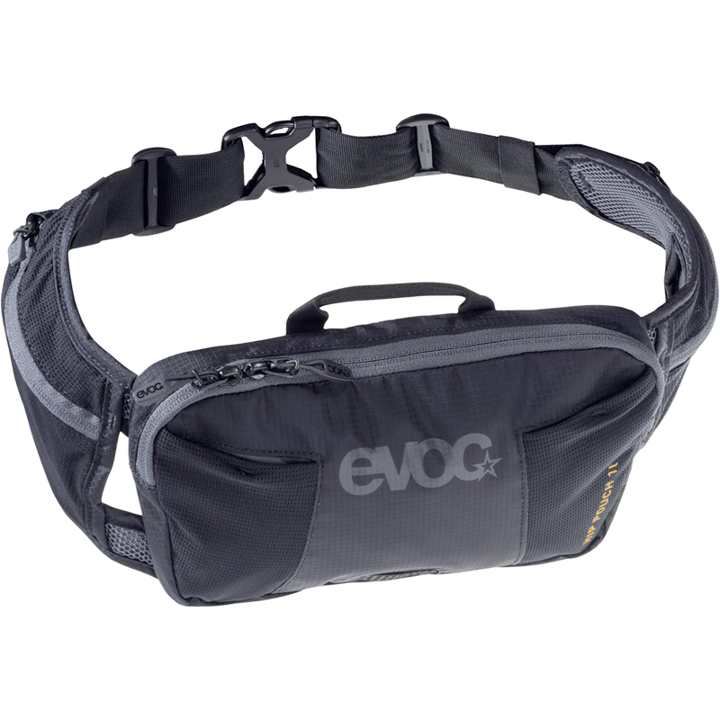 Balfes Bikes Evoc Hip Pouch 1L in Black | Free postage over £30, £10 off first order, price match & 0% finance.