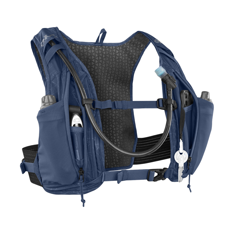 Balfes Bikes Evoc Hydro Pro 3 + Hydration Bladder 1.5L Hydration Pack in Denim Blue | Free postage over £30, £10 off first order, price match & 0% finance.