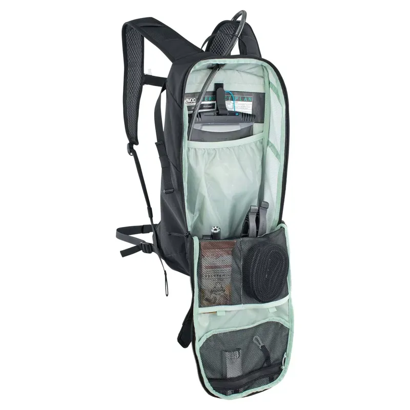 Evoc Ride Performance Backpack 8L + 2L Bladder in Black-2