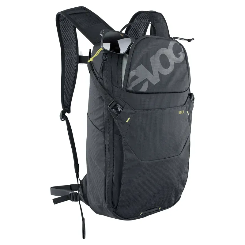 Evoc Ride Performance Backpack 8L + 2L Bladder in Black-3