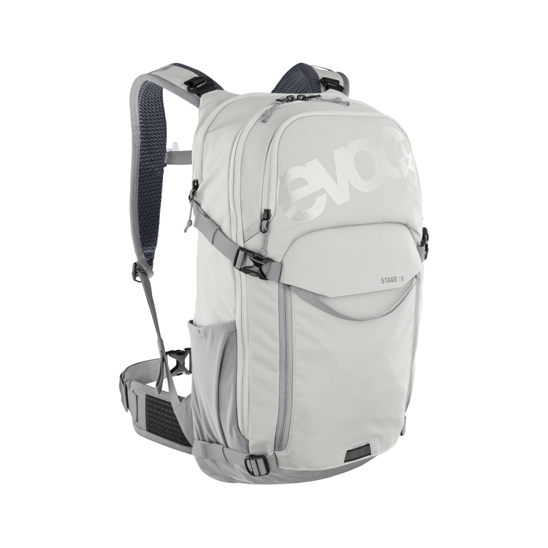 Balfes Bikes Evoc Stage 18L Performance Backpack in Sand/Stone | Free postage over £30, £10 off first order, price match & 0% finance.