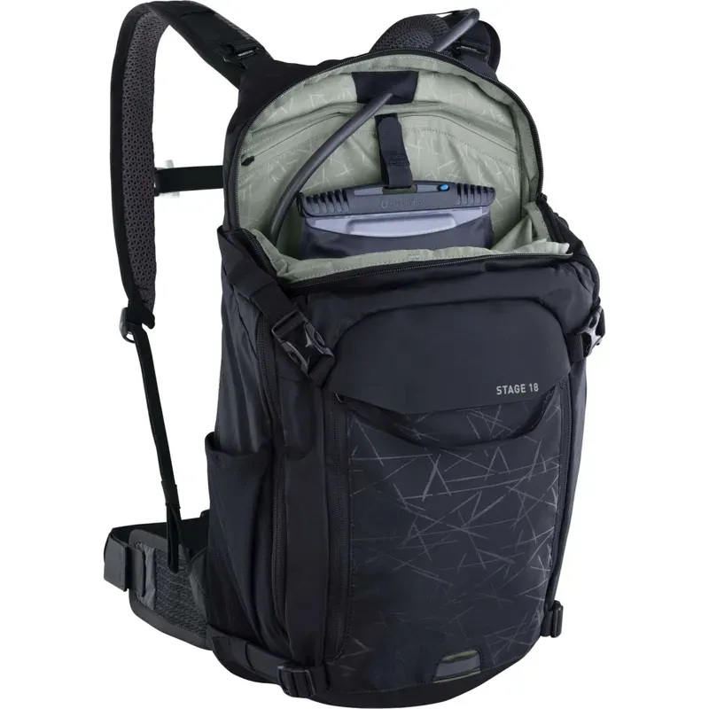Evoc Stage 18L Performance Backpack in Black-5