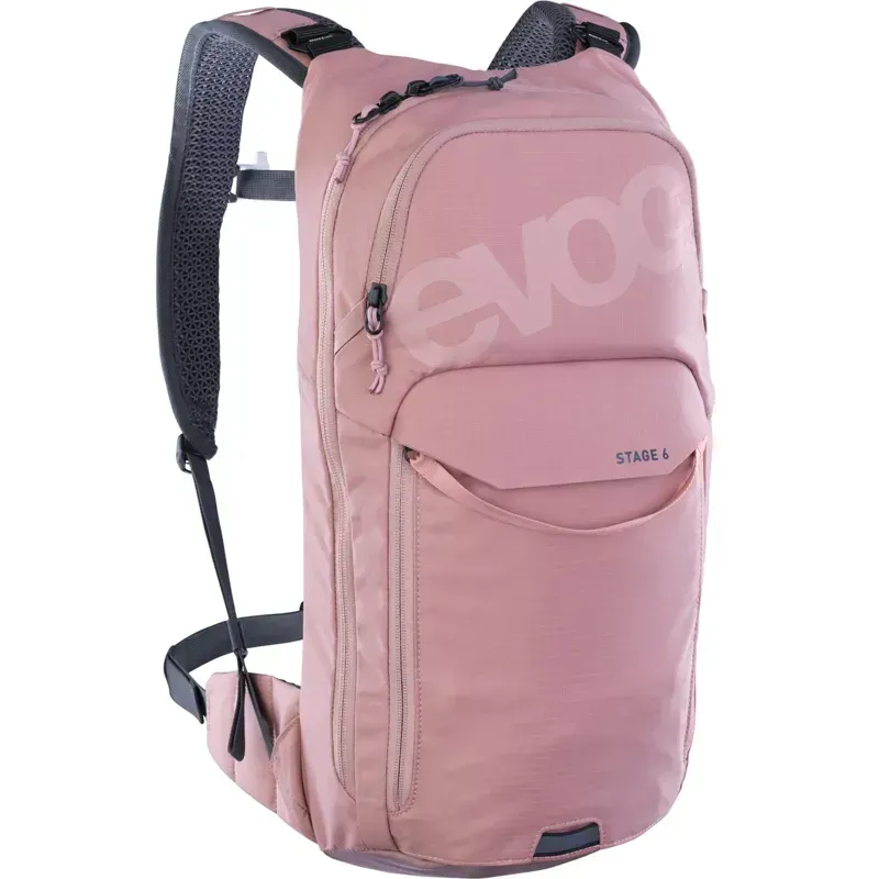 Evoc Stage 6L Performance Backpack + 2L Hydration Bladder in Dusty Pink