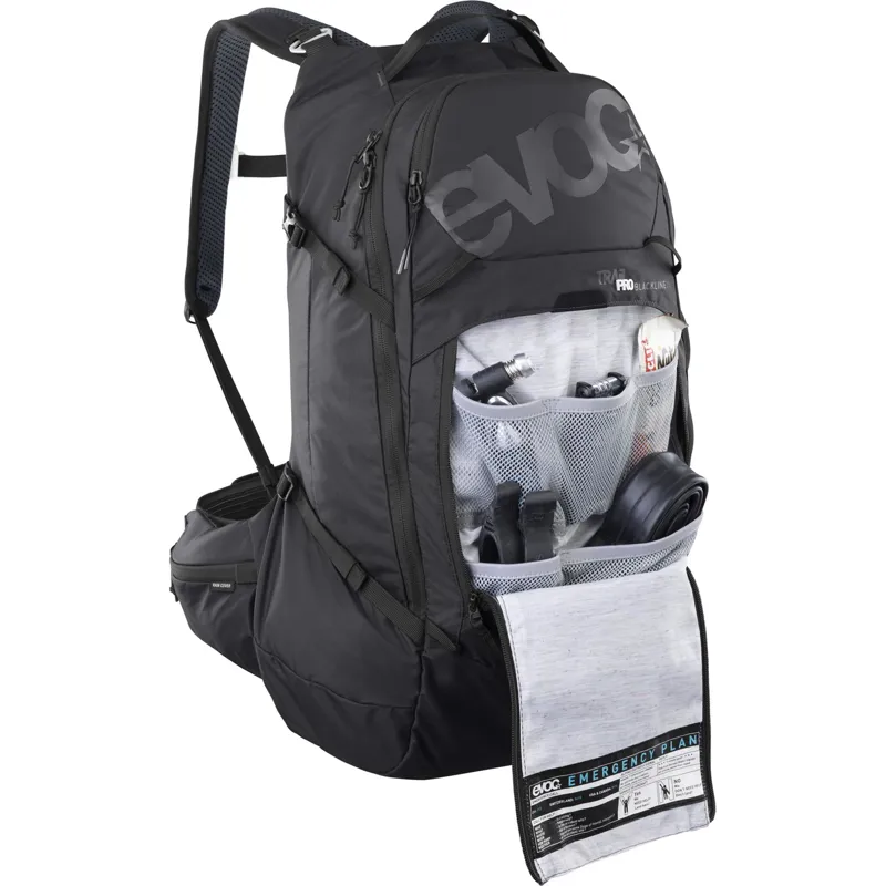 Evoc Trail Pro Blackline Protector Backpack 26L in Black-3