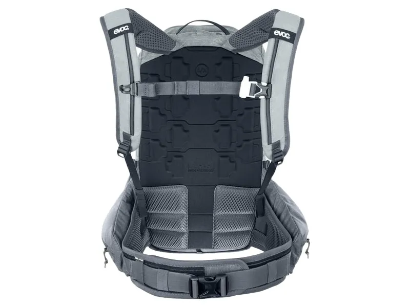 Evoc Trail Pro Protector Backpack 16L L/XL 2023 in Stone/Carbon Grey-1