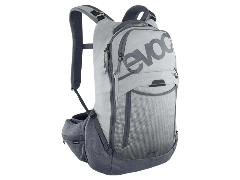 Evoc Trail Pro Protector Backpack 16L L/XL 2023 in Stone/Carbon Grey