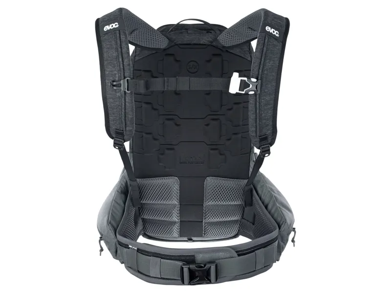 Evoc Trail Pro Protector Backpack 16L L/XL in Black/Carbon Grey-1