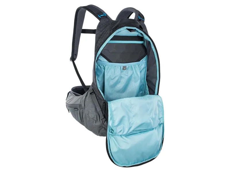 Evoc Trail Pro Protector Backpack 16L L/XL in Black/Carbon Grey-3