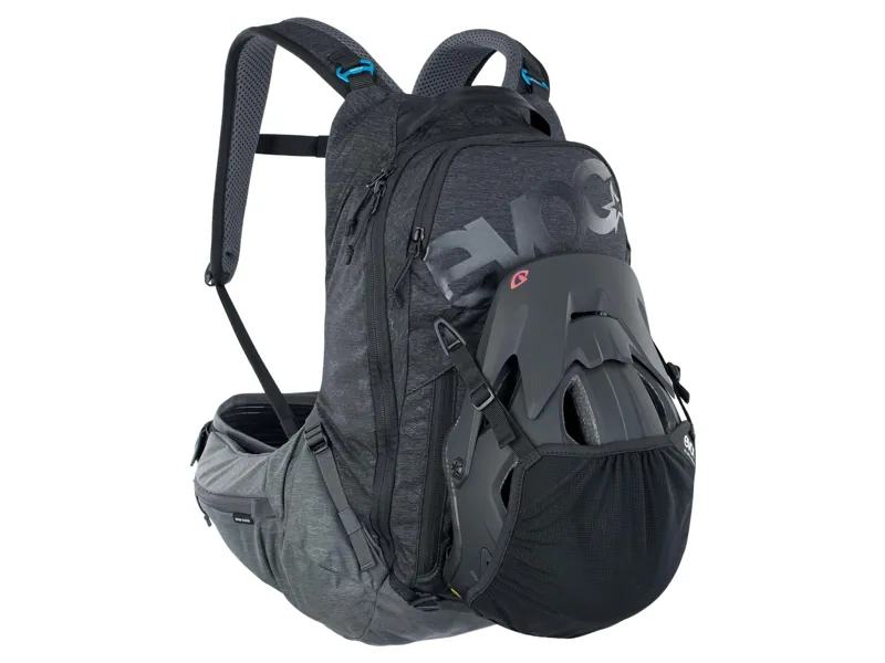 Evoc Trail Pro Protector Backpack 16L L/XL in Black/Carbon Grey-7