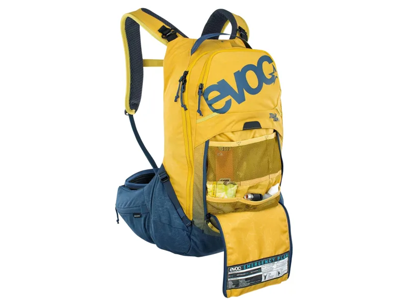 Evoc Trail Pro Protector Backpack 16L L/XL in Curry Yellow-6