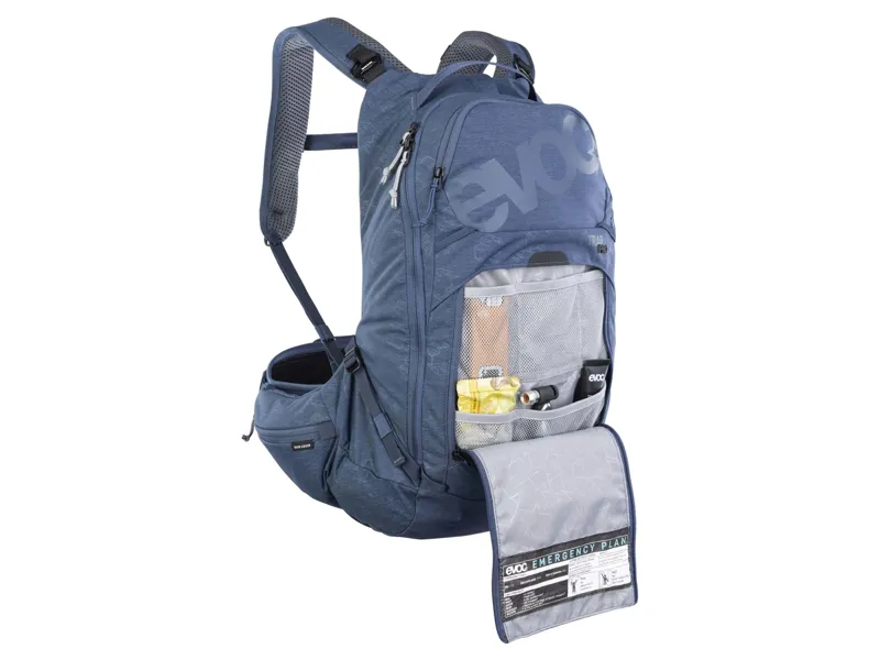 Evoc Trail Pro Protector Backpack 16L L/XL in Denim Blue-6