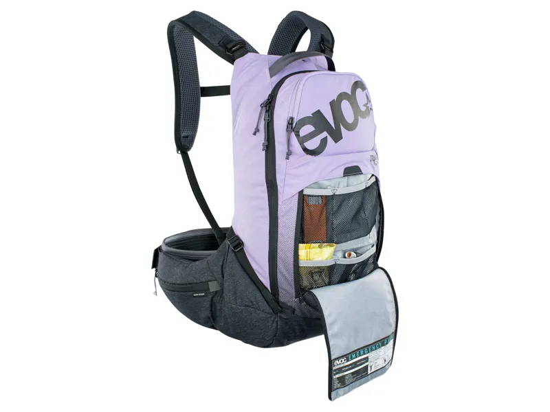 Evoc Trail Pro Protector Backpack 16L L/XL in Purple-6
