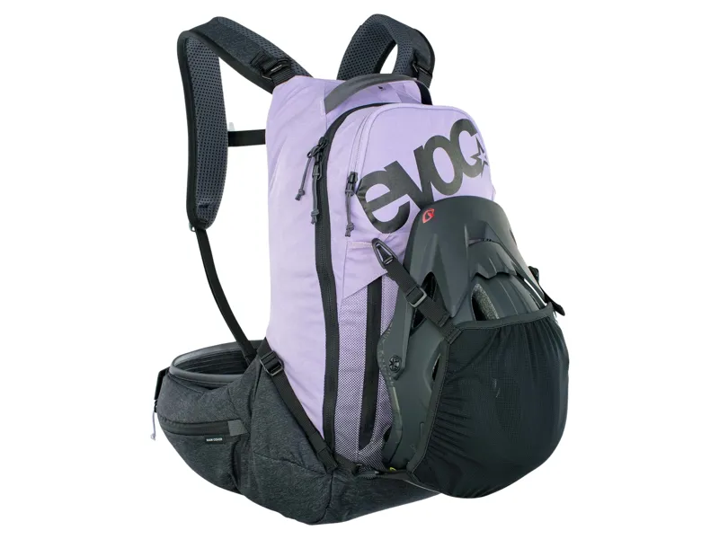 Evoc Trail Pro Protector Backpack 16L L/XL in Purple-7