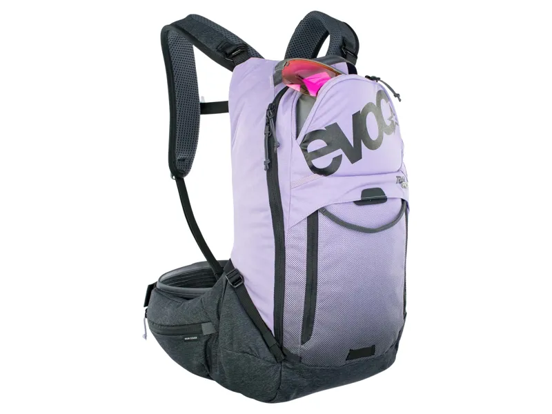 Evoc Trail Pro Protector Backpack 16L L/XL in Purple-2