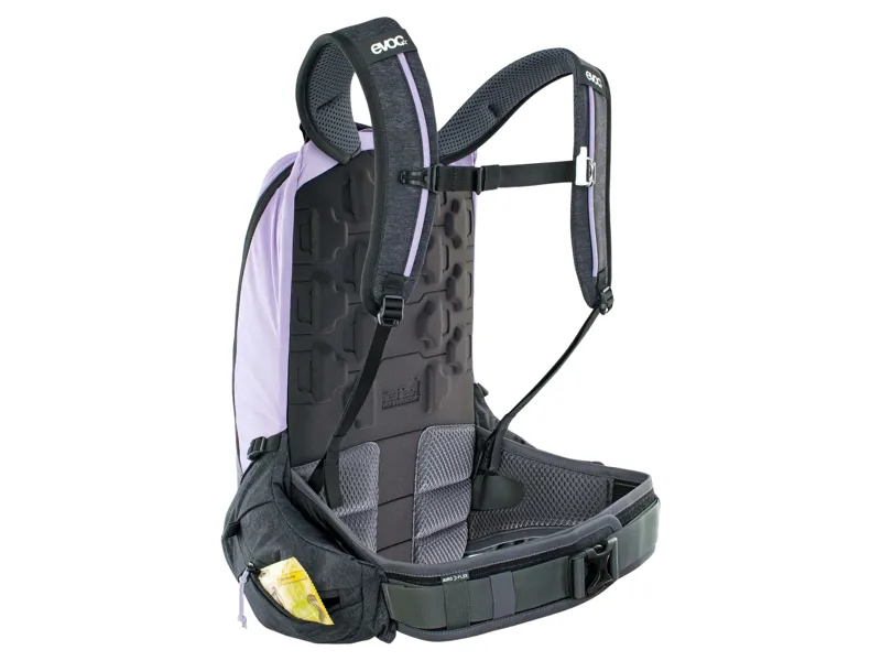 Evoc Trail Pro Protector Backpack 16L L/XL in Purple-8