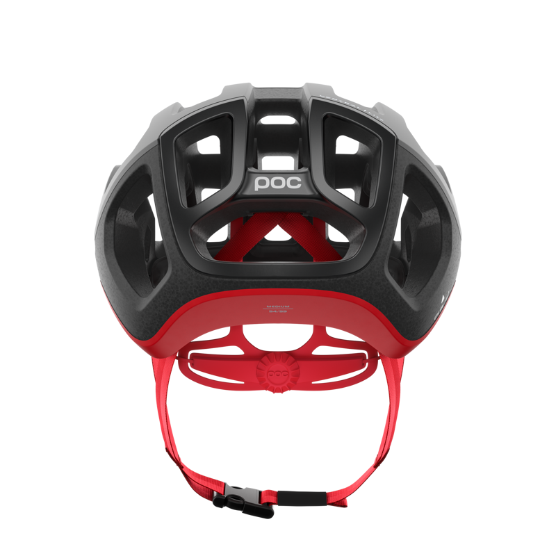 POC Ventral Lite Helmet In Uranium Black Prismane Red Matt-1