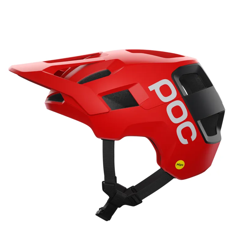 POC Kortal Race MIPS Helmet In Prismane Red Matt Uranium Black Matt-1