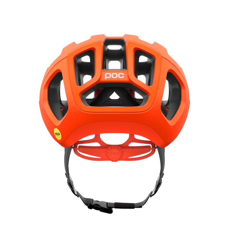 POC Ventral Air MIPS Helmet In Fluorescent Orange Matt-3