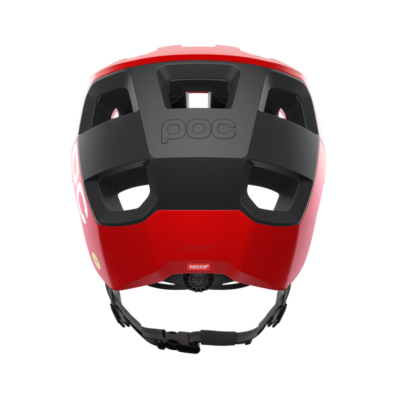 POC Kortal Race MIPS Helmet In Prismane Red Matt Uranium Black Matt-3