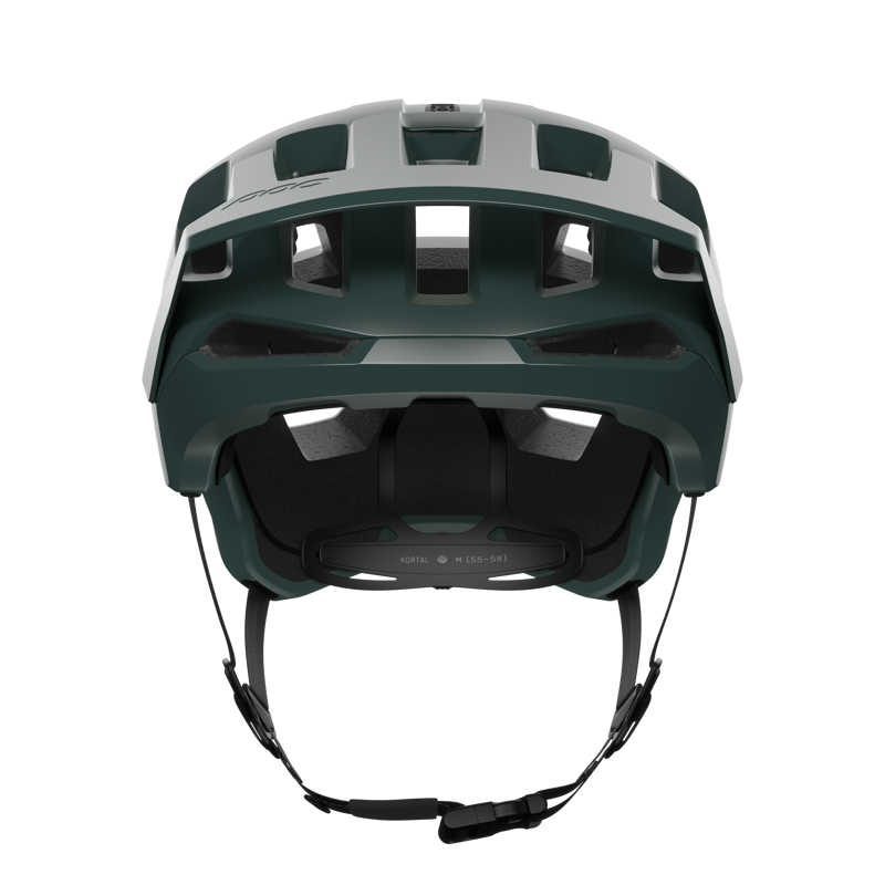 POC Kortal Race MIPS Helmet In Pargasite Green Matt Hydrogen White -2