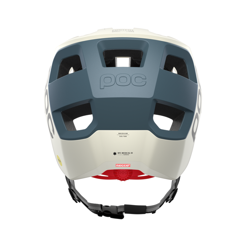 POC Kortal Race MIPS Helmet In Selentine Off-White Calcite Blue Matt-3