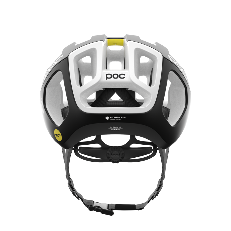 POC Ventral Air MIPS NFC Helmet In Uranium Black Hydrogen White Matt-3