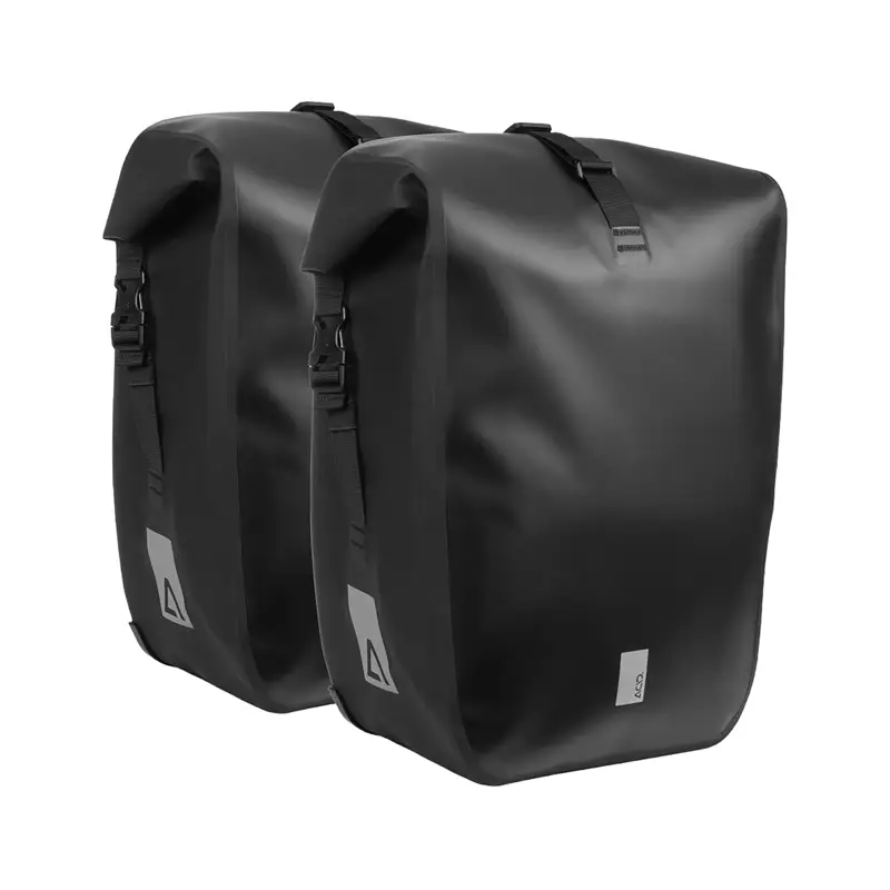 Balfes Bikes Acid Pannier Bag Pure 20/2 Smlink 2.0 in Black - pair | Free postage over £30, £10 off first order, price match & 0% finance.