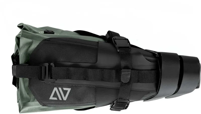Acid Saddle Bag Pack Pro 11 in Black/Green-1
