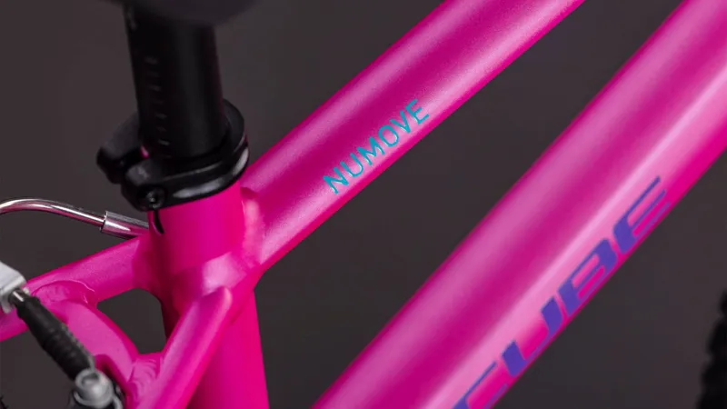 Cube Numove 140 14 Inch Wheel Kids Bike 2026 in Fucsia/Plum-2