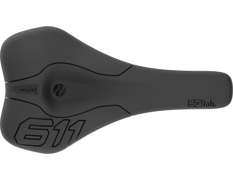 SQlab 611 Ergowave CrMo Saddle in Black-4