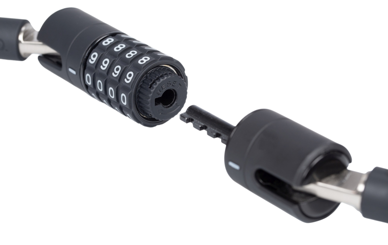 Acid Cable Combination Lock Corvid C180 in Black-1
