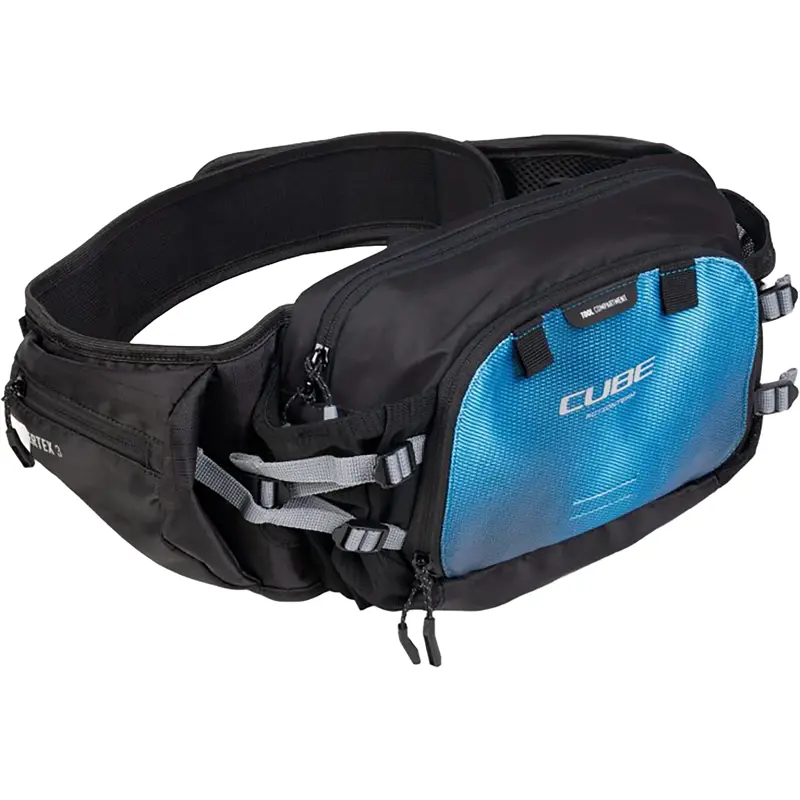 Balfes Bikes Cube Hip Bag Vertex 3 in Topas Blue | Free postage over £30, £10 off first order, price match & 0% finance.