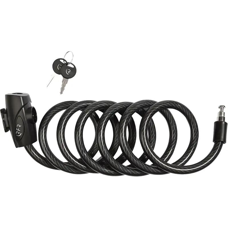 Balfes Bikes Rfr Spiral Cable Lock 12 X 1800 Mm in black | Free postage over £30, £10 off first order, price match & 0% finance.