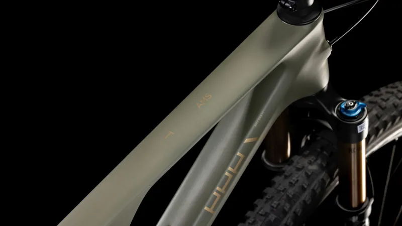 Cube AMS ONE11 C:68X TM 29 Full Suspension Mountain Bike 2026 in Dustolive/Gold-1