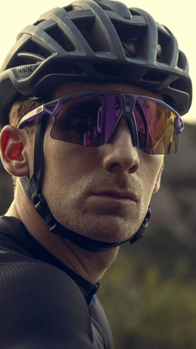 Koo Hype Sunglasses in Violet Glass Matt/Pink Mirror-3