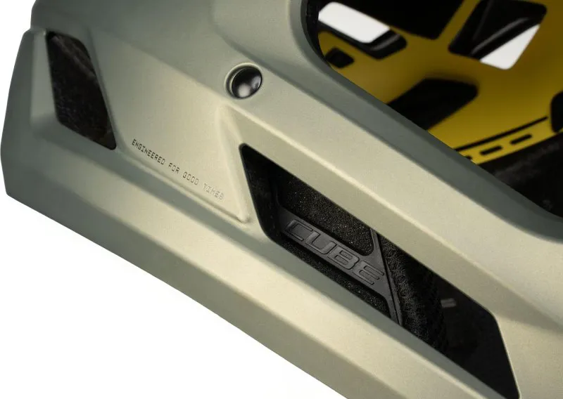 Cube Descender Full Face MIPS Helmet in Reed Green-4