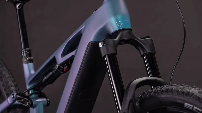 Cube Stereo Hybrid One44 HPC Race 800 Electric Full Suspension Mountain Bike 2026 in Smaragdgrey/Prism-5