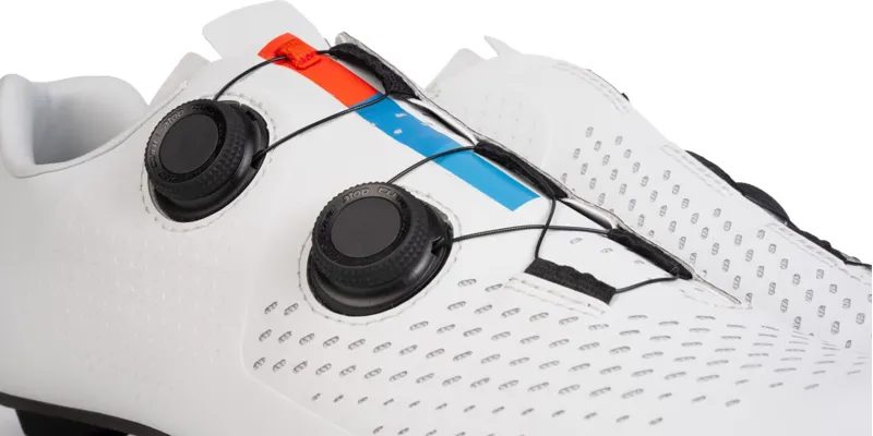 CUBE Sydrix Pro Road Cycling Shoes in Grey/Blue/Red-6