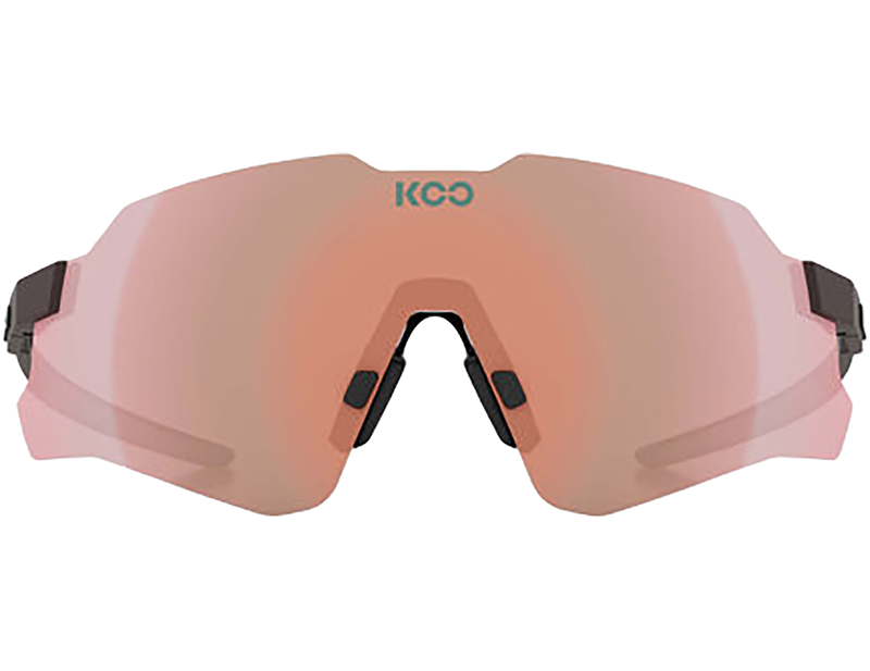Koo Nebula Sunglasses in Chocolate Matt/Rose Gold Mirror-1