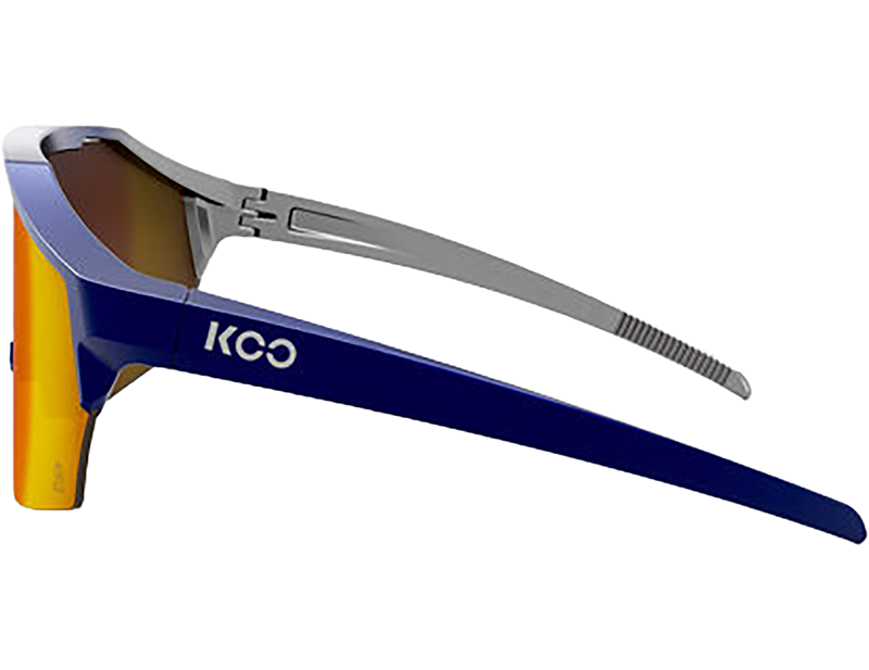 Koo Alibi Sunglasses in White Matt/Red Mirror-2
