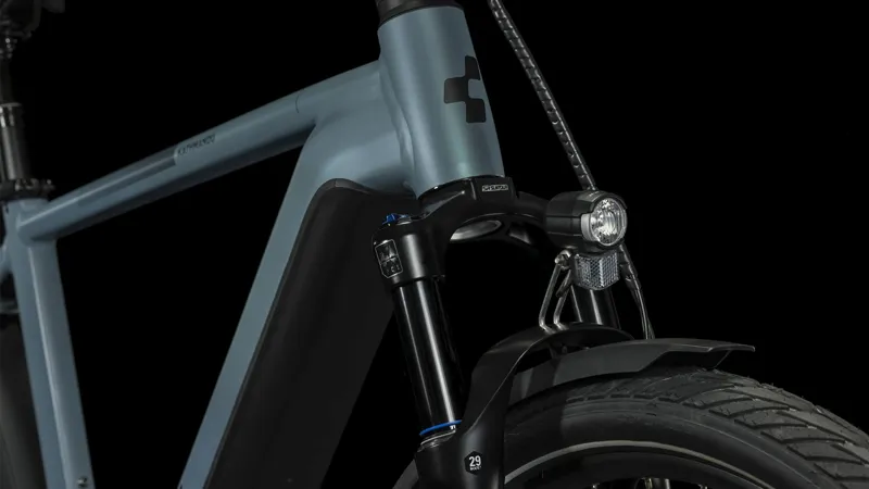 Cube Kathmandu Abs 750 Electric Hybrid Bike 2025 In Grey/Blue-6