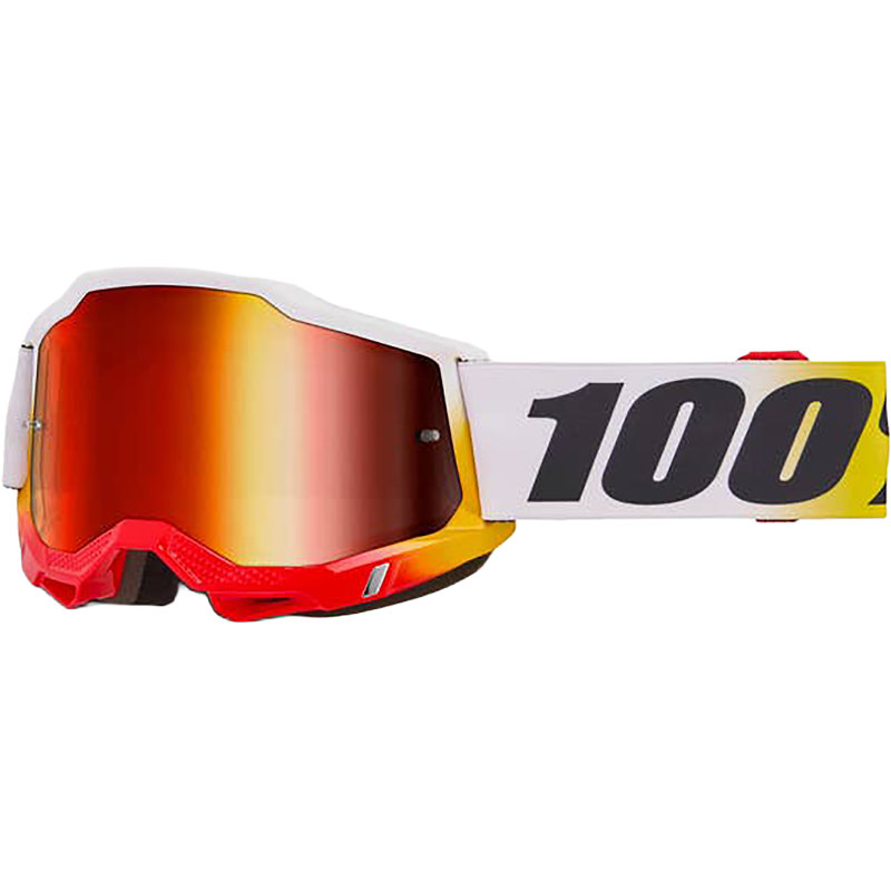 Balfes Bikes 100% ACCURI 2 Goggle Mirror Red Lens in Torken | Free postage over £30, £10 off first order, price match & 0% finance.