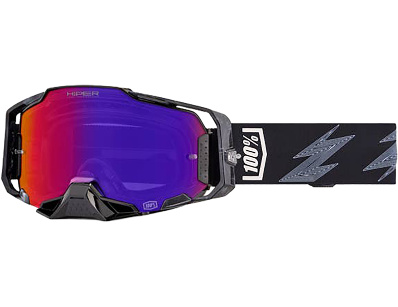 Balfes Bikes 100% Armega HiPER Goggles in Crenshaw/Mirror Purple Lens | Free postage over £30, £10 off first order, price match & 0% finance.