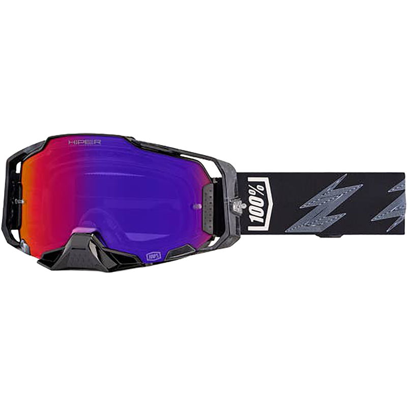 Balfes Bikes 100% Armega HiPER Goggles in Crenshaw/Mirror Purple Lens | Free postage over £30, £10 off first order, price match & 0% finance.