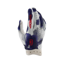 100% Itrack Full Finger Gloves in Blue/White