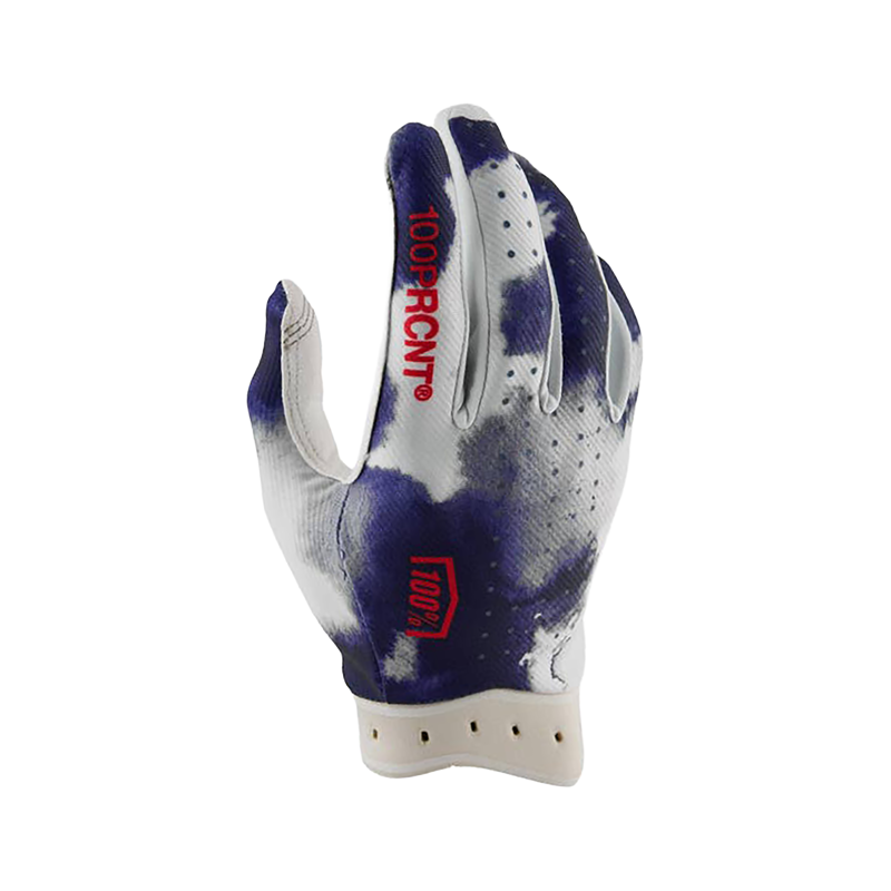 Balfes Bikes 100% Itrack Full Finger Gloves in Blue/White | Free postage over £30, £10 off first order, price match & 0% finance.