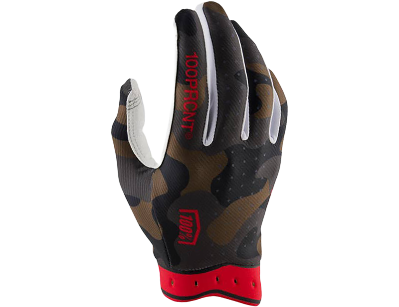 Balfes Bikes 100% Itrack Full Finger Gloves in Camo | Free postage over £30, £10 off first order, price match & 0% finance.