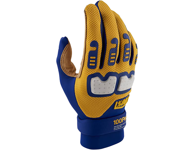 Balfes Bikes 100% Langdale Full Finger Gloves in Blue | Free postage over £30, £10 off first order, price match & 0% finance.