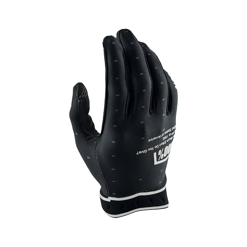 Balfes Bikes 100% Ridefit Full Finger Gloves in Black | Free postage over £30, £10 off first order, price match & 0% finance.