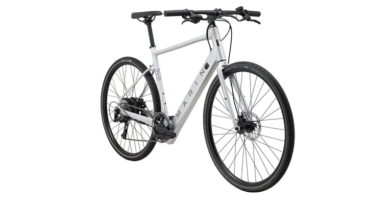 Marin Fairfax E Electric Hybrid Bike 2026 in Silver-1